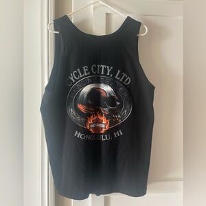 Harley-Davidson Honolulu, Hawaii Black Tank Top